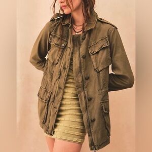 Free People - Green Surplus Jacket